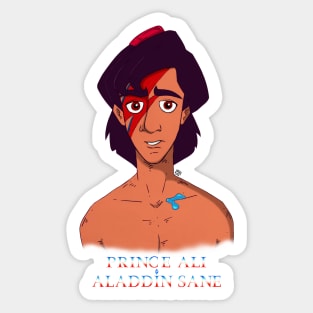 Ali Aladdin sane Sticker